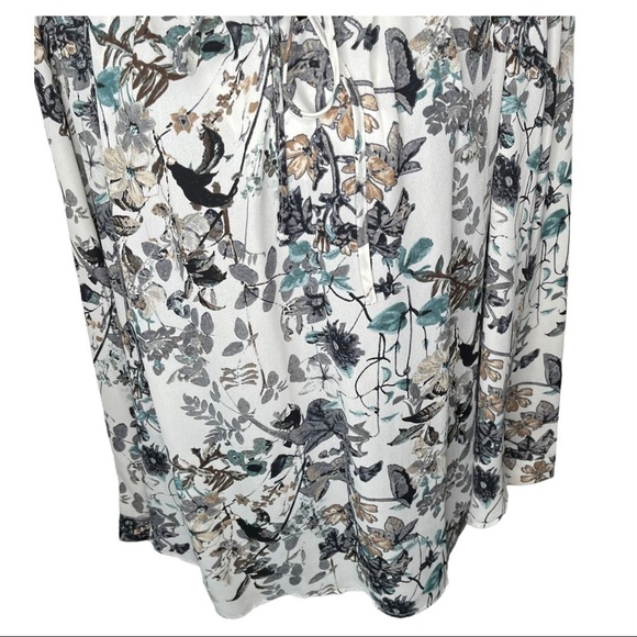 Pleione Floral Long Sleeve Popover Blouse size Small - Picture 6 of 6